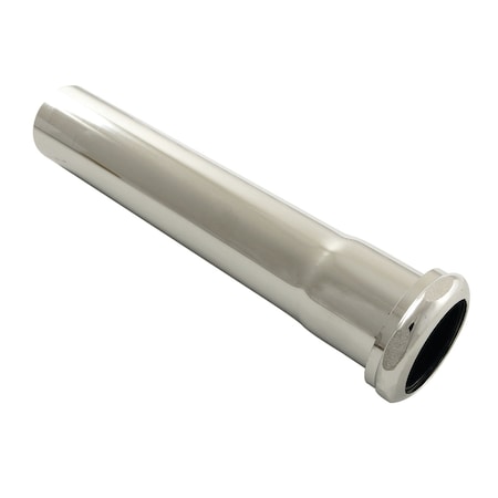 Fauceture EVP2006 1-1/2" x 8" Brass Slip Joint Tailpiece Extension Tube, Polished Nickel EVP2006
